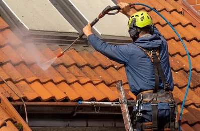 Démoussage et hydrofuge de toiture à Cabanasse